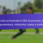 Role technologie v zapojení komunity na festivalech FIFA Grassroots 2025: Aplikace, platformy, zpětná vazba
