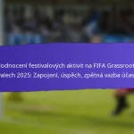 Dopad počasí na festivaly FIFA Grassroots 2025: Účast, aktivity, zkušenosti účastníků