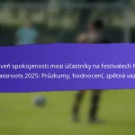 Přístupnost na festivalech FIFA Grassroots 2025: Zařízení, Doprava, Opatření pro inkluzivitu